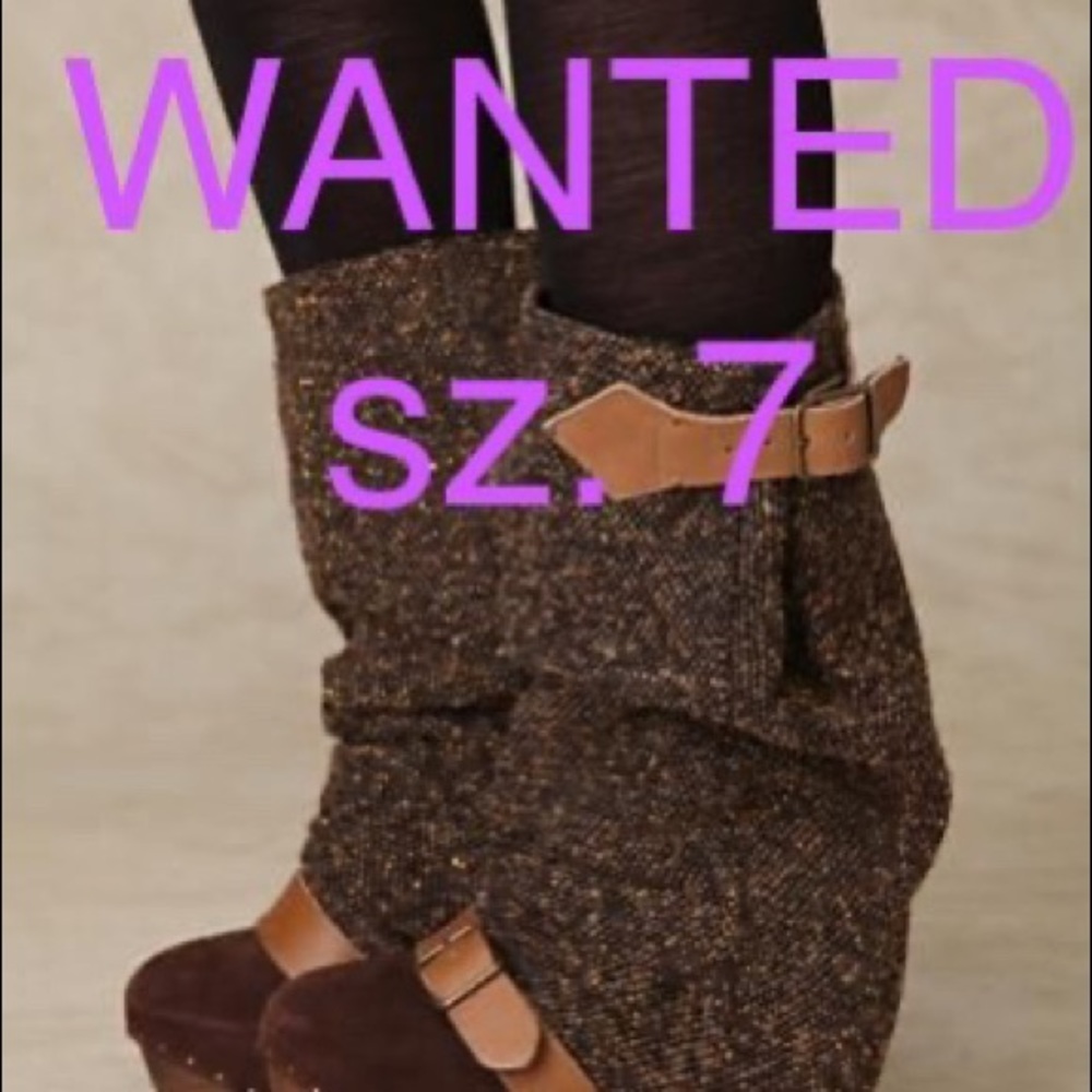ISO IRREGULAR CHOICE LONGER LASHES BOOTS SIZE 7